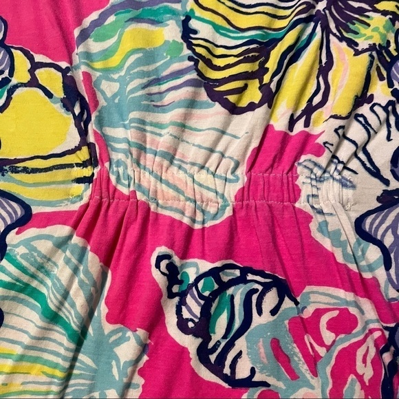 Lilly Pulitzer Kaliko Caftan Knit Top Floral Colorful Beach  Size XXS/XS 20976 - Picture 4 of 9